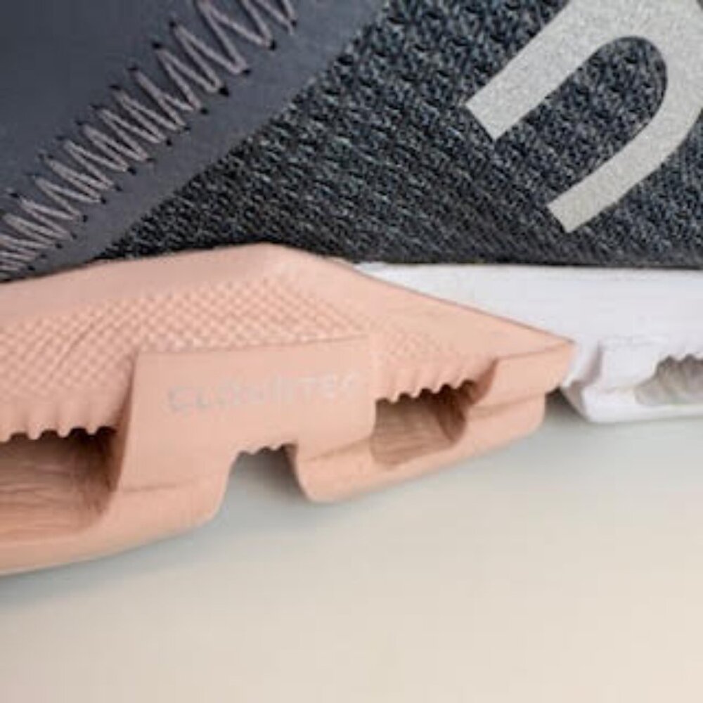 On Running Cloudswift Sneakers Gray Peach Cloudte… - image 8